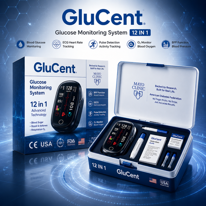 🔥Final 3 Hours : Only Limited Stock Left🏆GluGent™ Non-Invasive Blood Glucose Meter 99.9% Accuracy （Mayo Clinic Recommended）